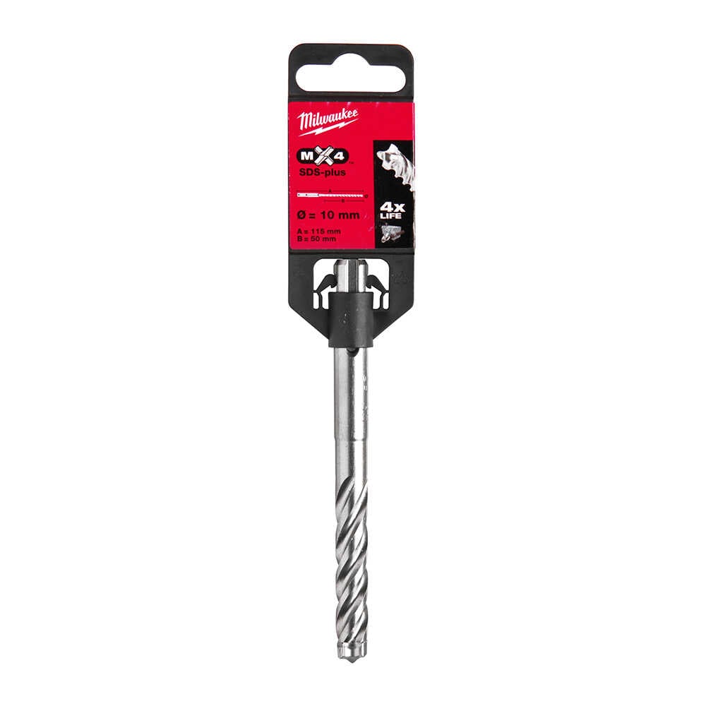 MILWAUKEE SDS-PLUS MX4 Elmaslı Matkap Ucu 10 x 110 mm