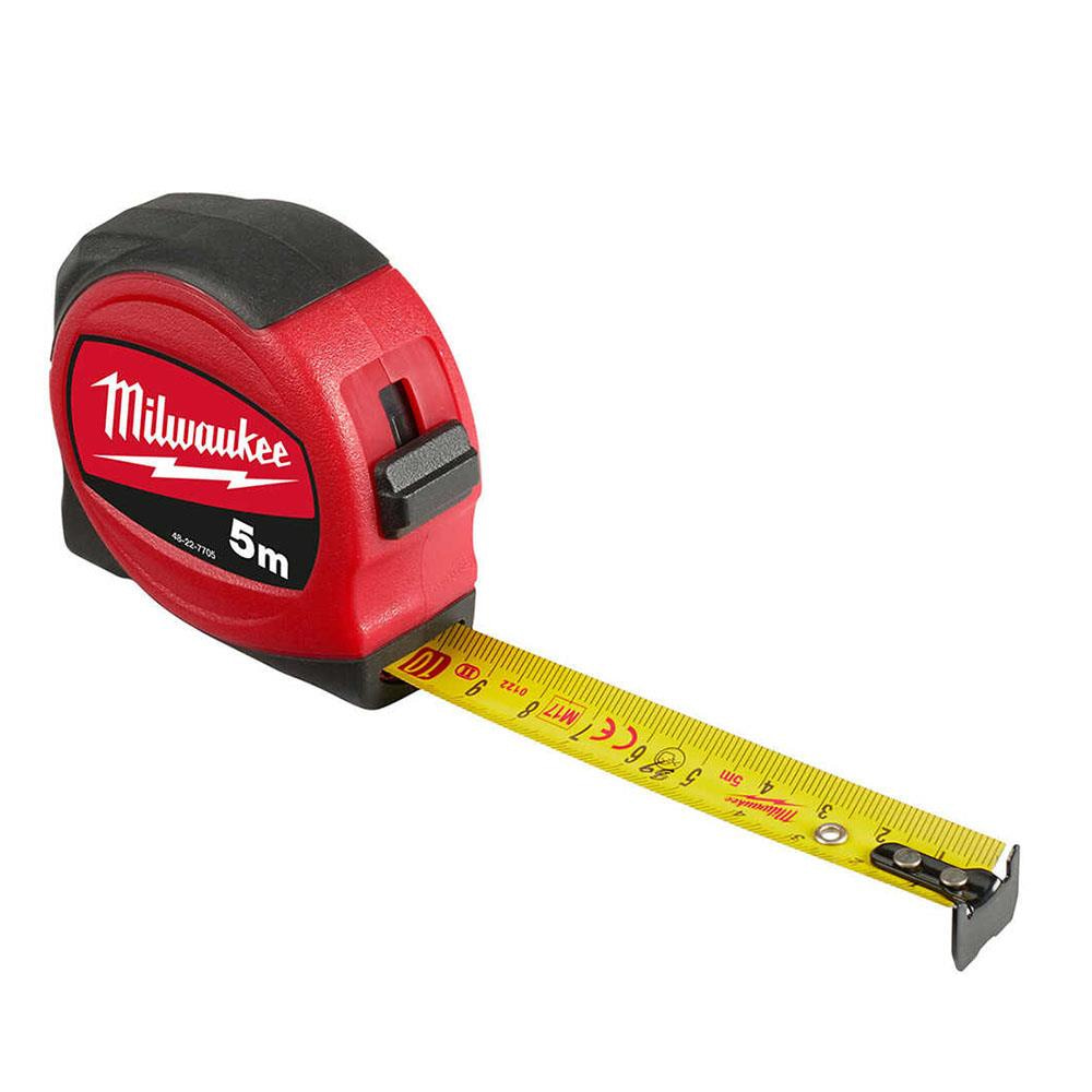 MILWAUKEE Şerit Metre Slımlıne 19 mm 5 Metre