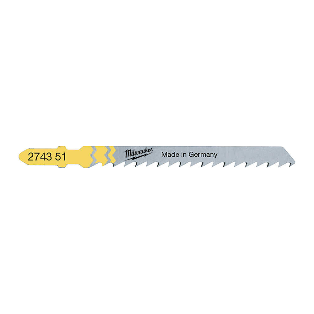 MILWAUKEE T101D Dekupaj Bıçağı Ağaç 75 mm 5 Adet