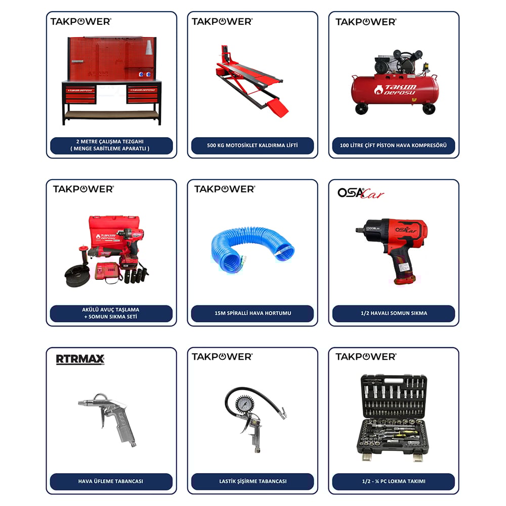 Motosiklet Servis Kurulum Paketi