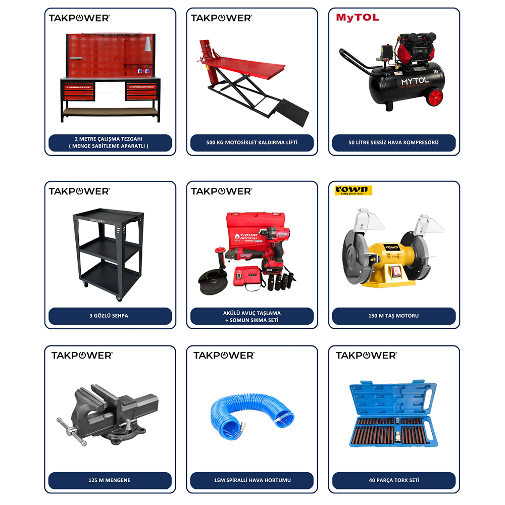 Eko Motosiklet Servis Kurulum Paketi