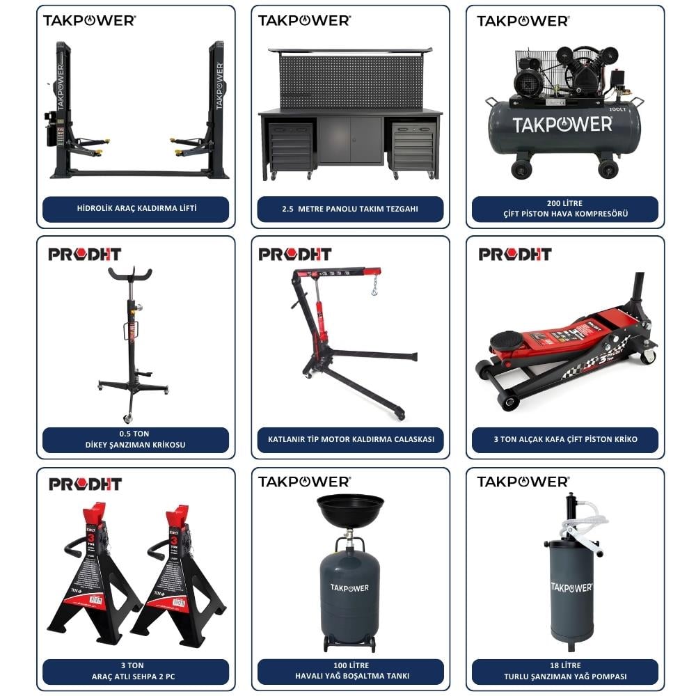 Premium Plus Motor Mekanik Servis Kurulum Paketi