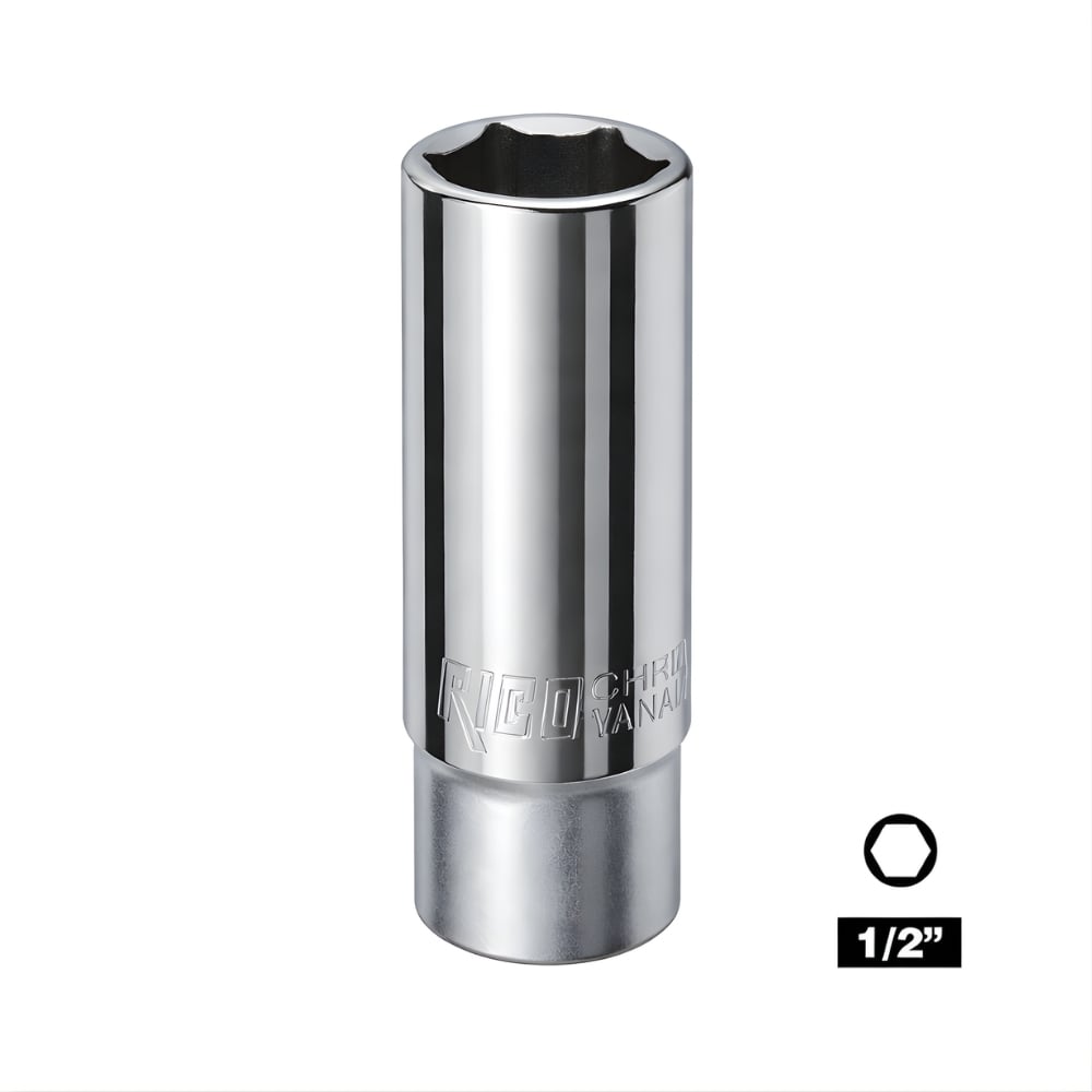 RICO 1/2 Altı Köşe Derin Lokma 15 mm