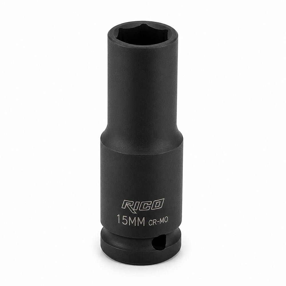 RICO 1/2 Altı Köşe Havalı Derin Lokma 15 mm