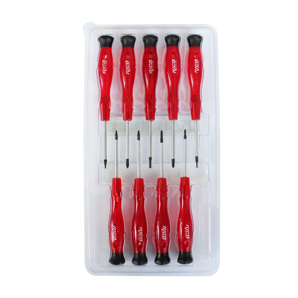 RICO 9 Parça Saatçi Tornavida Takımı Seti ve Torx Set