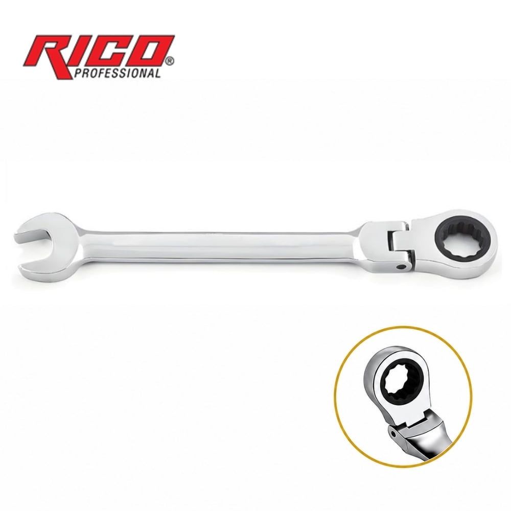 RICO Mafsallı Cırcır Kombine Anahtar 22 mm