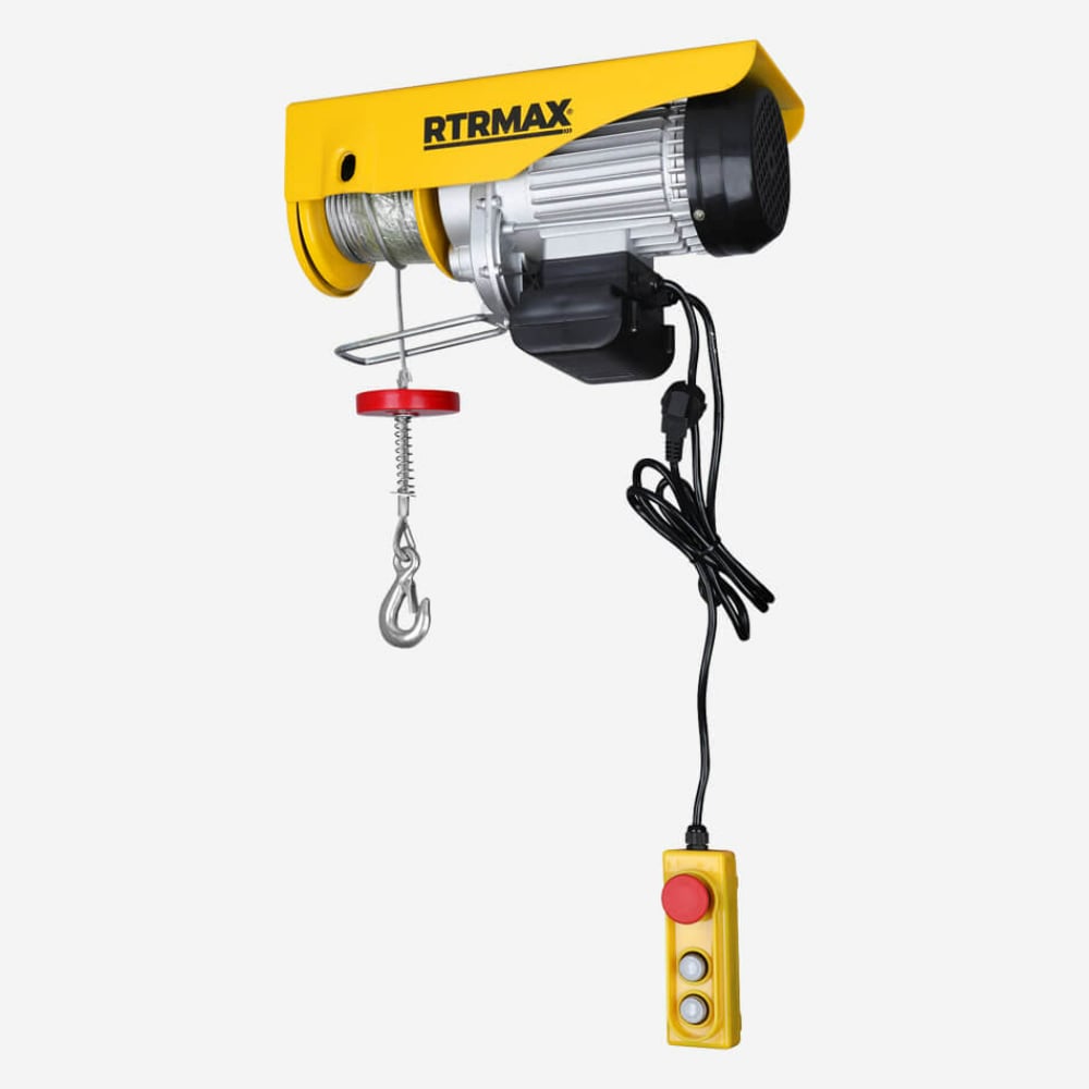 RTRMAX RTM490 Elektrikli Vinç 1900 W 600/1200 Kg Bakır Sargı
