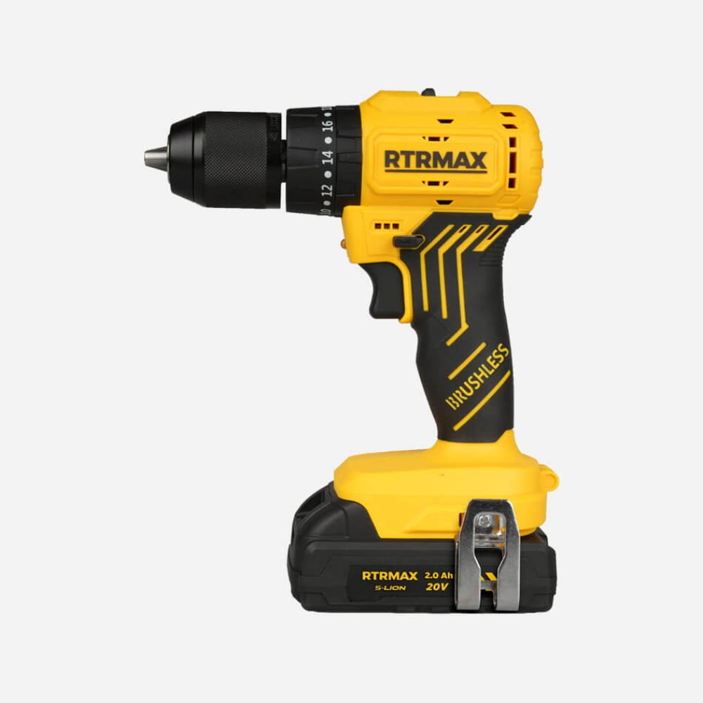 RTRMAX RTS5012 Şarjlı Darbeli Matkap Kömürsüz Çift Akülü S-Lion 2Ah