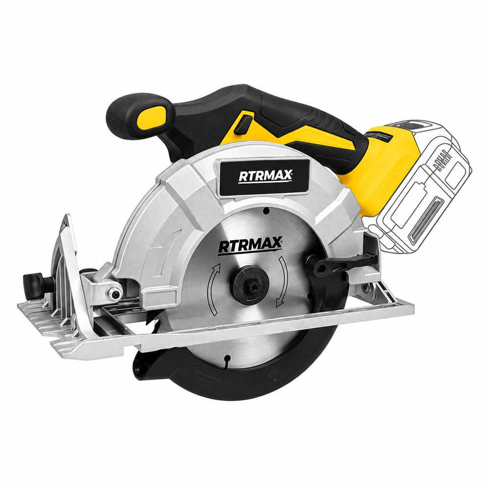 RTRMAX RTX2038B Akülü Daire Testere Sunta Kesme Makinesi 165 mm X-Lion - (Aküsüz)