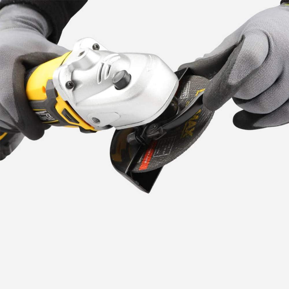RTRMAX RTX2055B Şarjlı Avuç Taşlama Makinesi Kömürsüz 115 mm X-Lion - (Aküsüz)