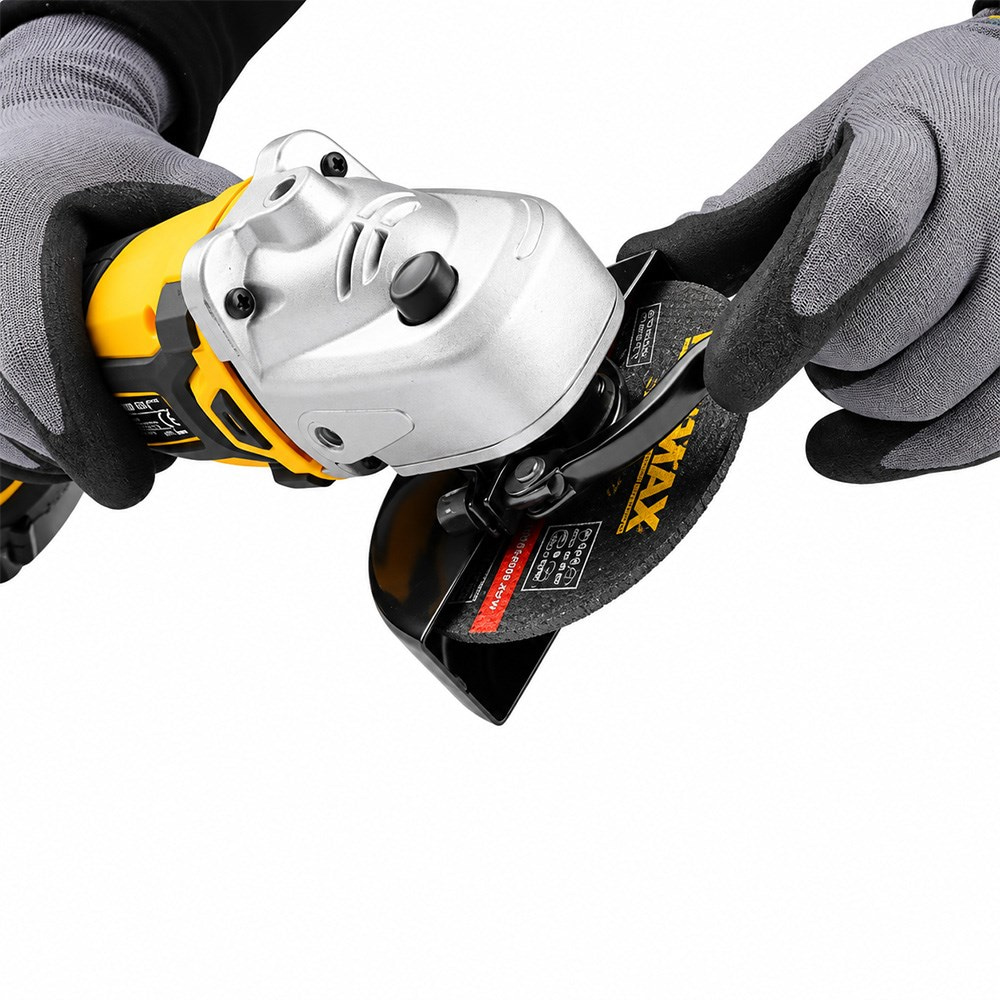 RTRMAX RTX2055B Şarjlı Avuç Taşlama Makinesi Kömürsüz 115 mm X-Lion - (Aküsüz)