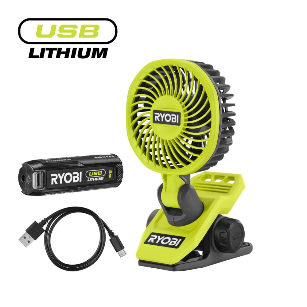 RYOBI RCF4-120G Akülü Vantilatör 4V Li-Ion