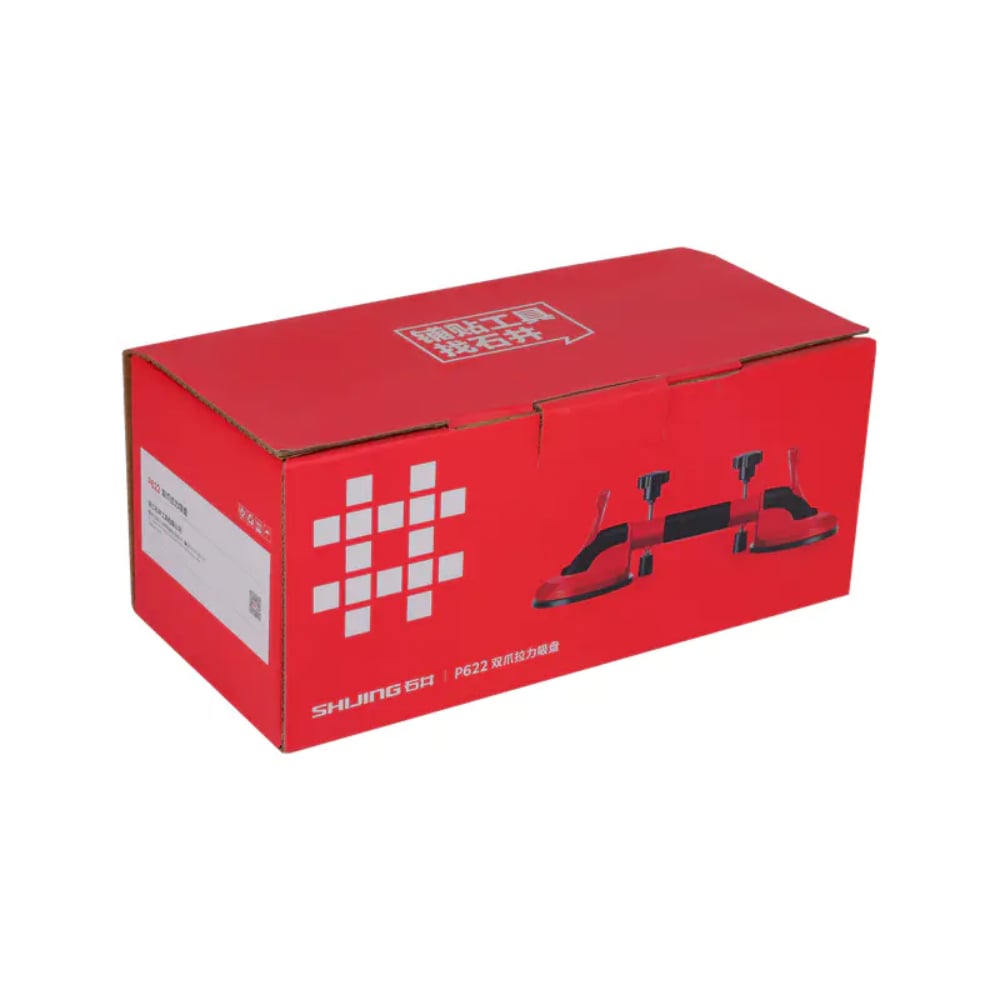Shijing Tools P622 Hava Pompalı Germeli Vantuz - Cam Granit Seramik Ayna Taşıma Vantuzu
