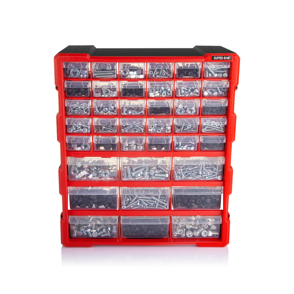 Süper Bag ASR-6001 Monoblok Çekmece Seti Büyük Tip 39lu
