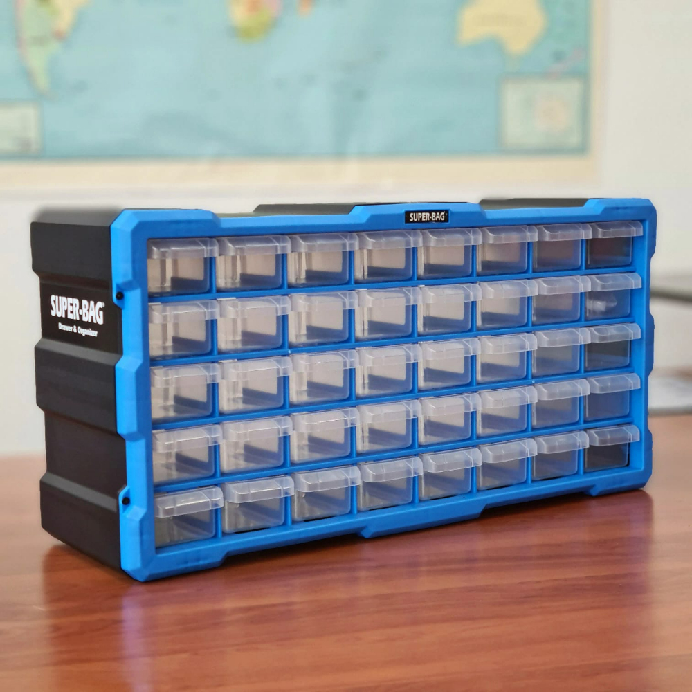 Süper Bag ASR-6003 Monoblok Çekmece Seti Yatay Tip 40lı