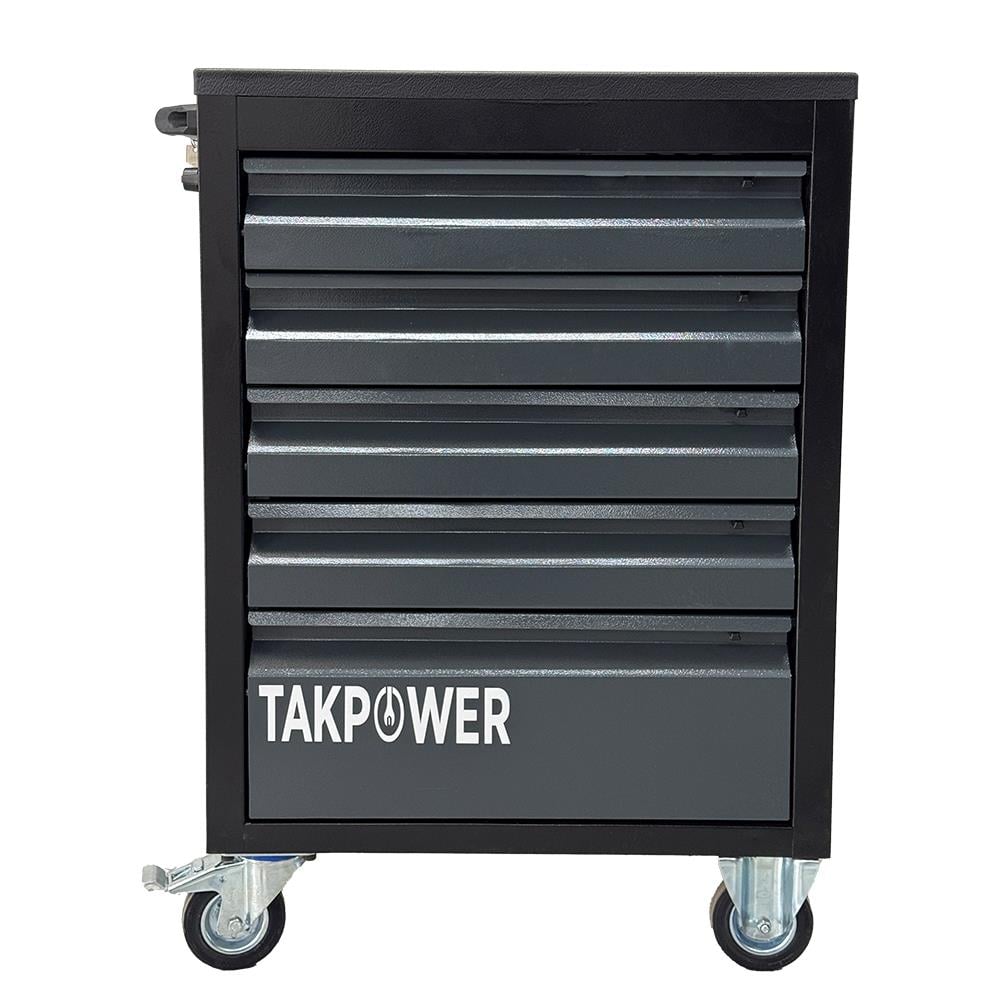 TAKPOWER 172 Parça Dolu Takım Arabası 5 Çekmeceli İzeltaş El Aletleri - Antrasit
