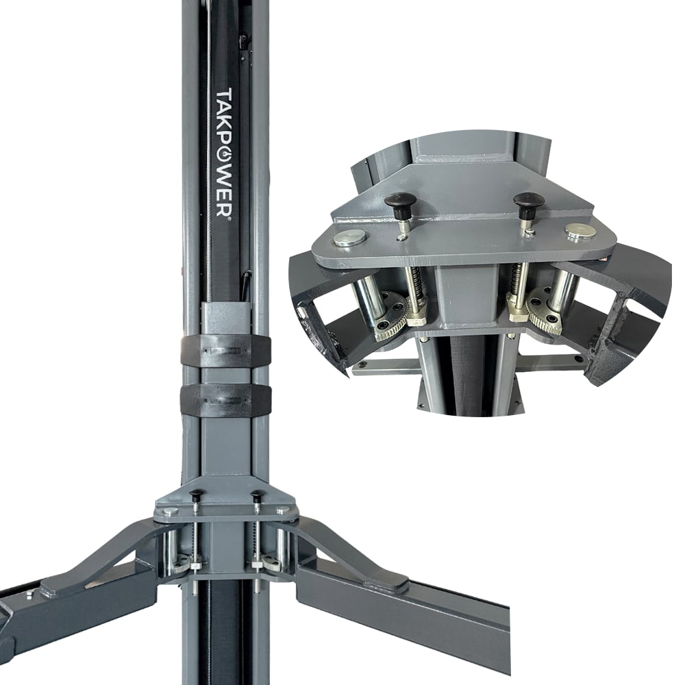 TAKPOWER 4 Ton İki Sütunlu Alttan Bağlantılı Tam Otomatik Araç Kaldırma Lifti