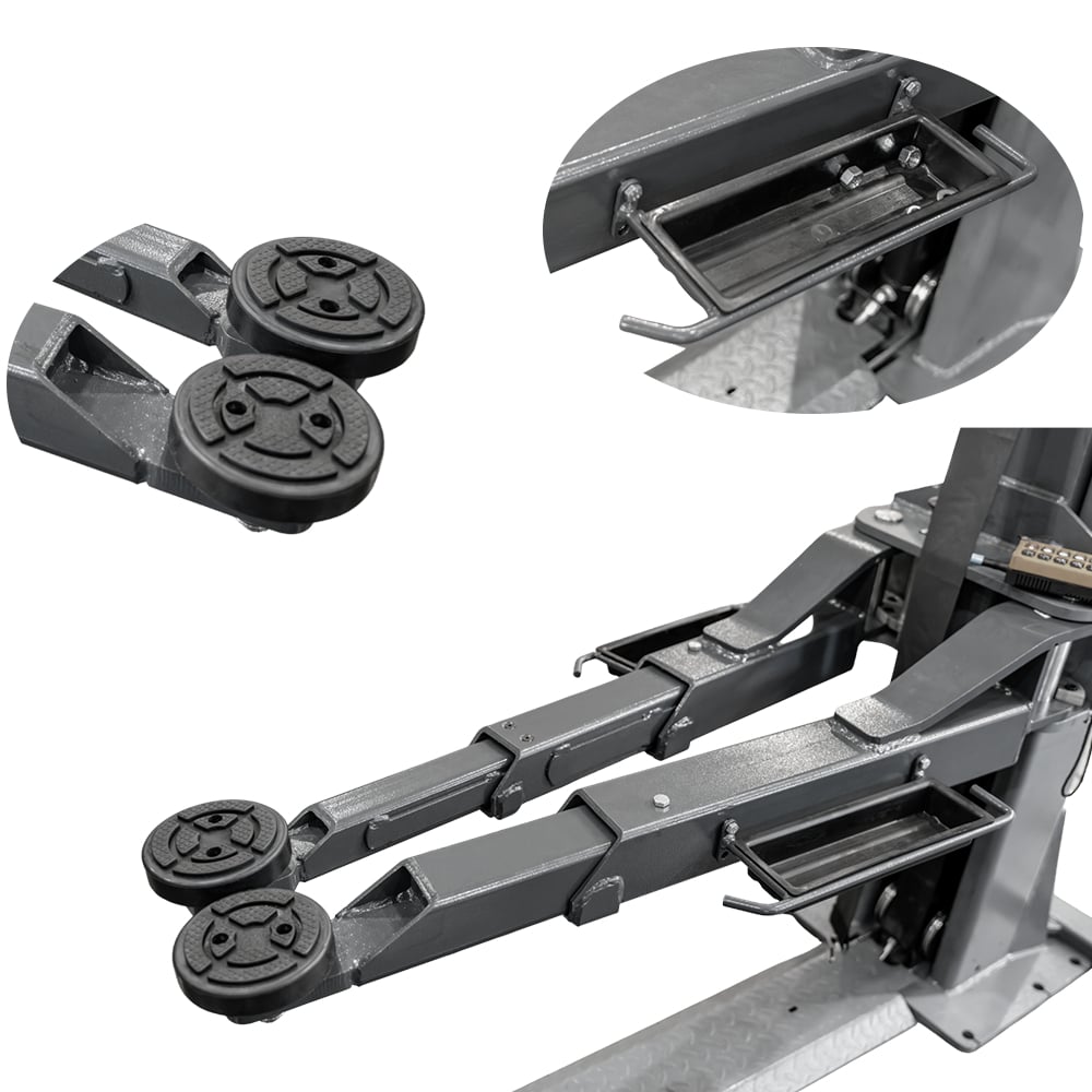 TAKPOWER 4 Ton iki Sütunlu Üstten Bağlantılı Tam Otomatik Araç Kaldırma Lifti