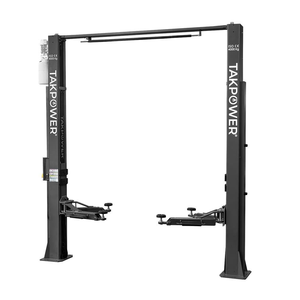 TAKPOWER 4 Ton iki Sütunlu Üstten Bağlantılı Tam Otomatik Araç Kaldırma Lifti