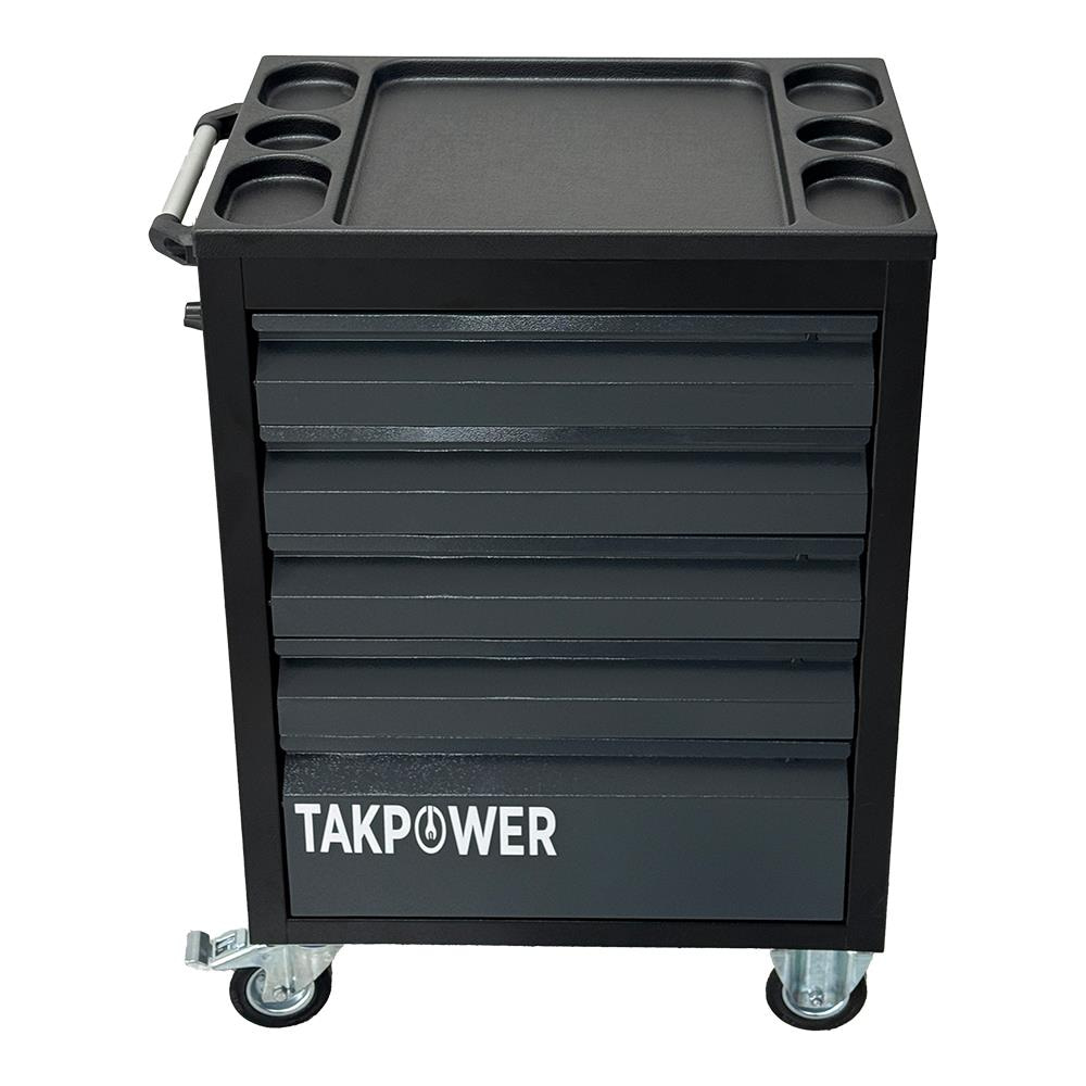 TAKPOWER 5 Çekmeceli Takım Arabası Antrasit