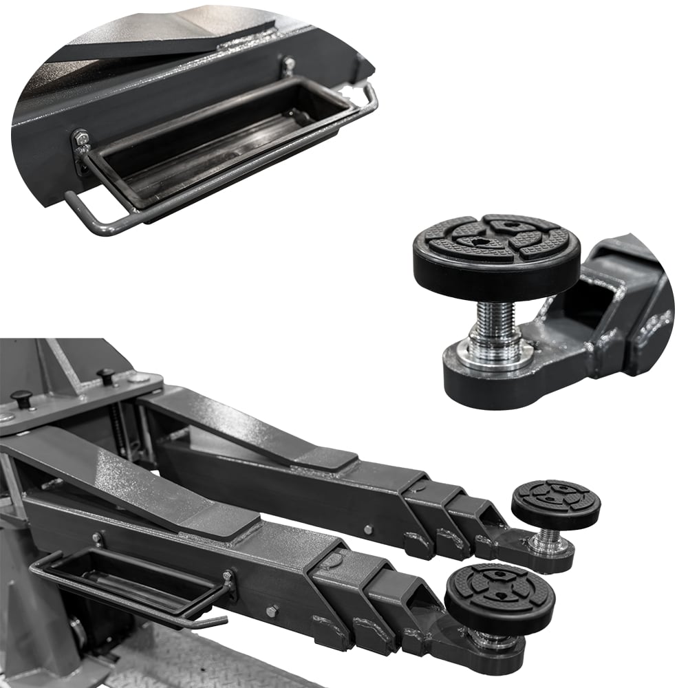 TAKPOWER 5 Ton İki Sütunlu Alttan Bağlantılı Tam Otomatik Araç Kaldırma Lifti