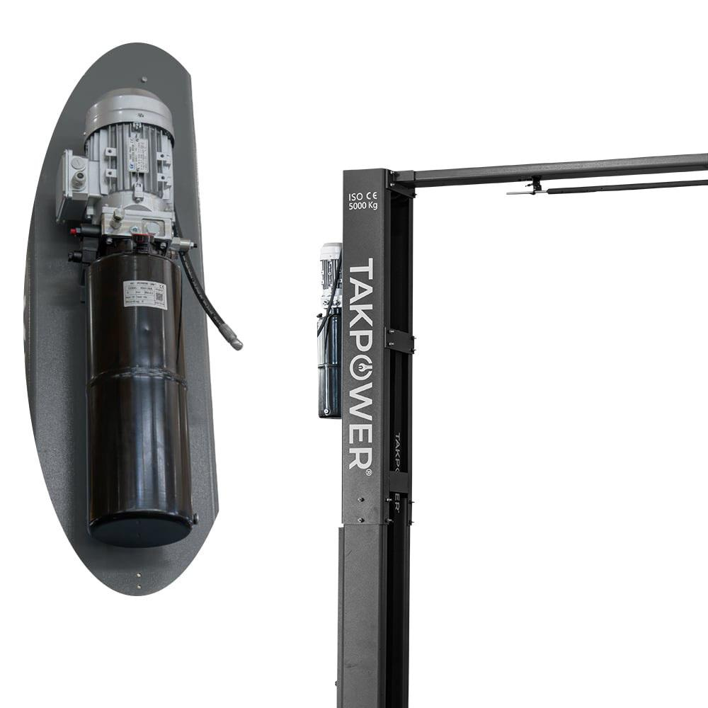TAKPOWER 5 Ton İki Sütunlu Üstten Bağlantılı Tam Otomatik Araç Kaldırma Lifti