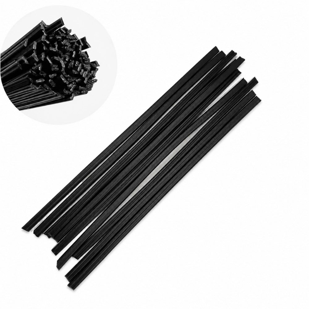 TAKPOWER Plastik Kaynak Elektrodu Siyah ABS 1.0 x 400 mm 20 Adet