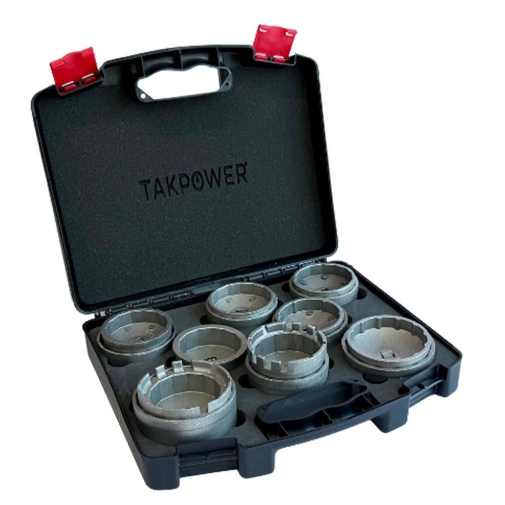 TAKPOWER Tas Tipi Yağ Filtre Sökme Anahtar Takımı 15 Parça