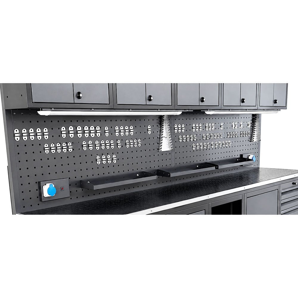 TAKPOWER TTR4431 3 Metre Takım Tezgahı 10 Çekmeceli 10 Dolaplı Ara Bölmeli