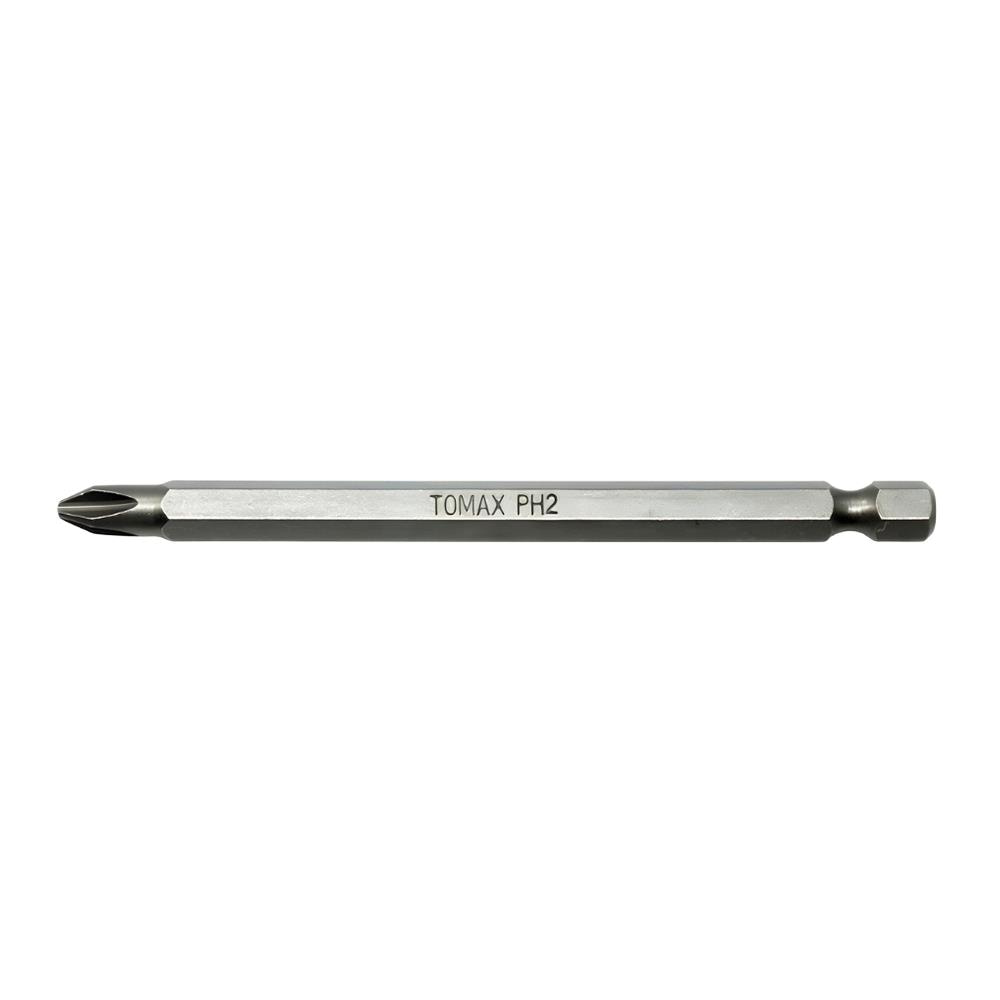 TOMAX PH2 Bits Vidalama Yıldız Uc Uzun 200 mm