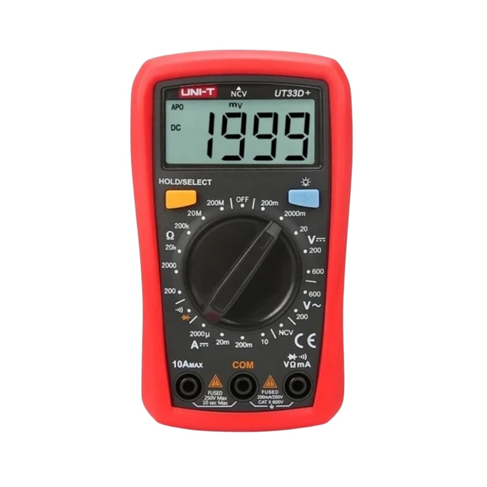 UNI-T Dijital Multimetre UT33D+ 600V 10A