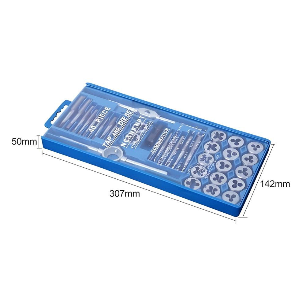 UNIVERSAL Kılavuz Diş Açma Pafta Seti 40 Parça