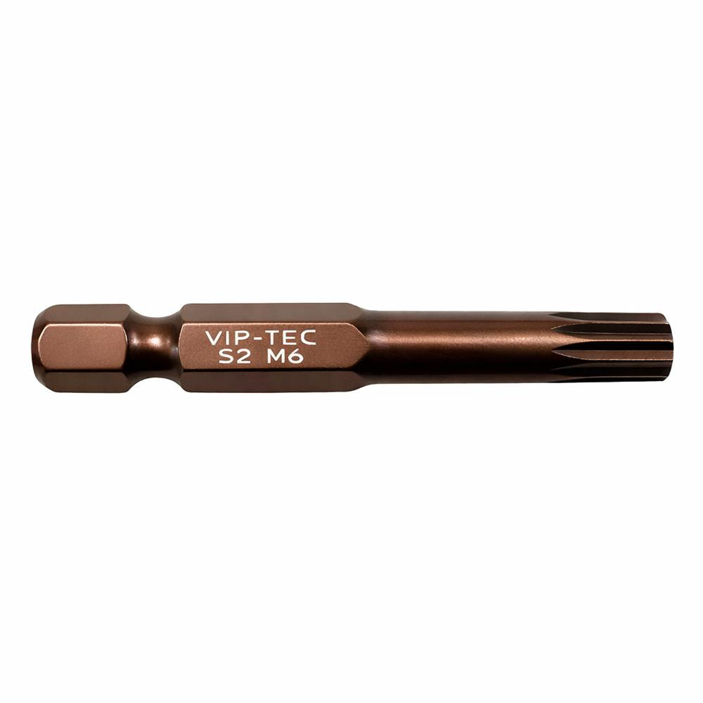 VIP-TEC 1/4 M6 Splıne Uçlu Bits 50 mm