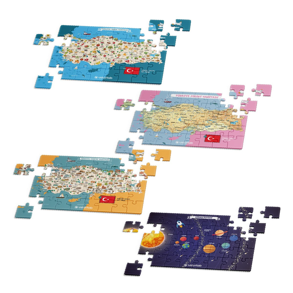 Harita Puzzle/Yapboz Seti