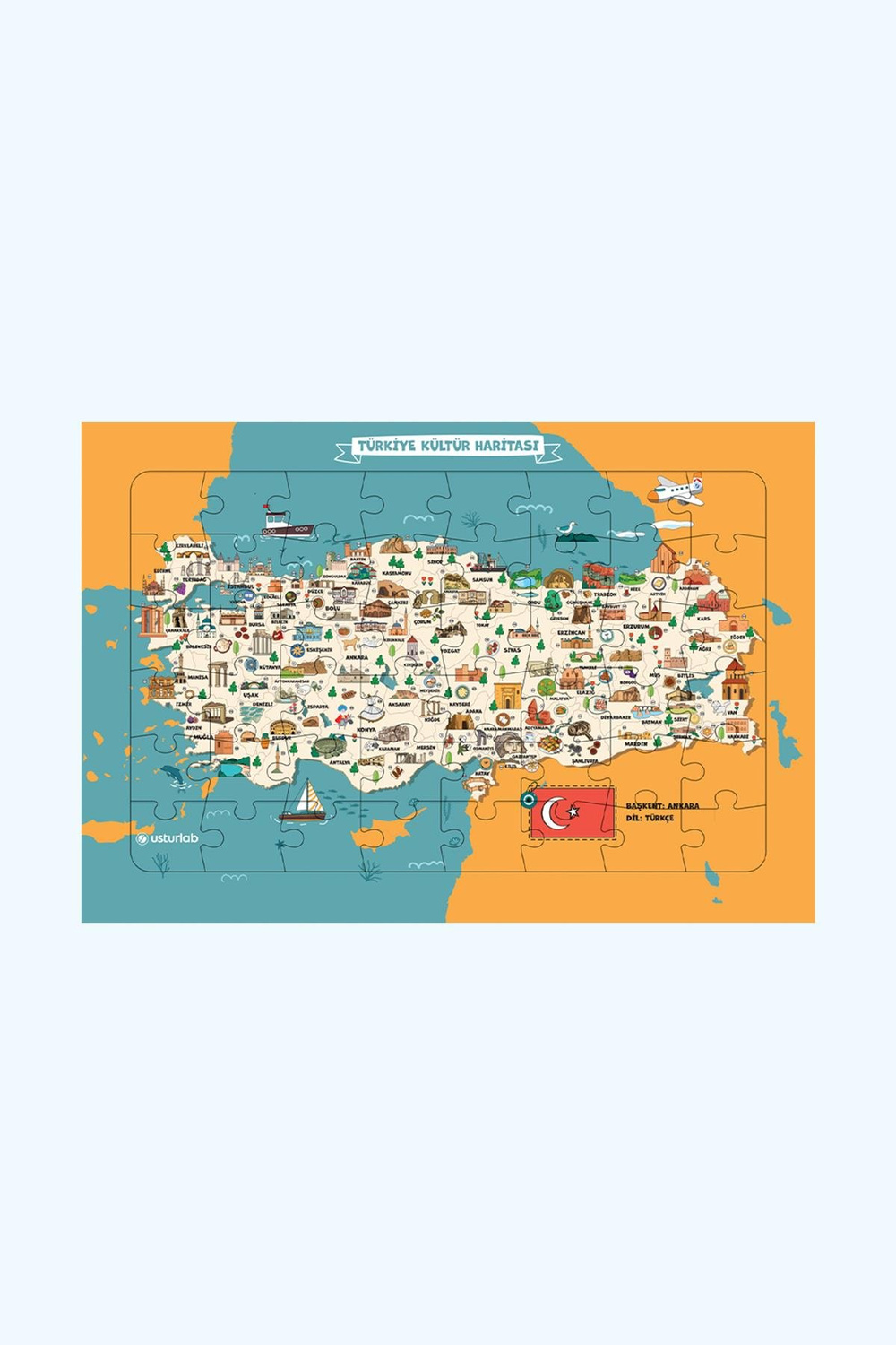 Türkiye Kültür Haritası Yapbozu