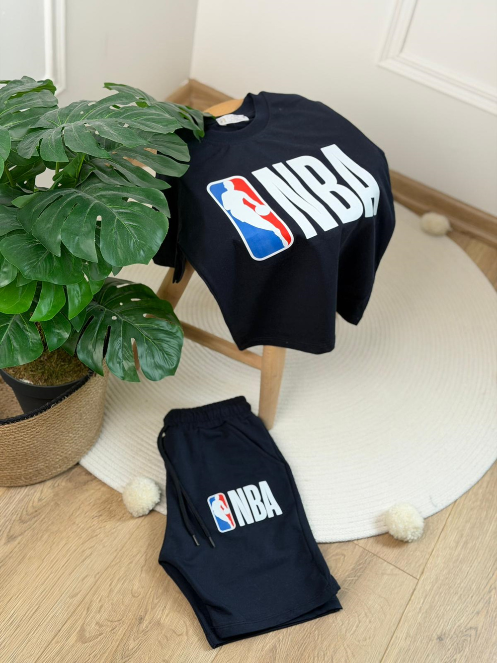 Basketbol Logolu Şortlu Takım