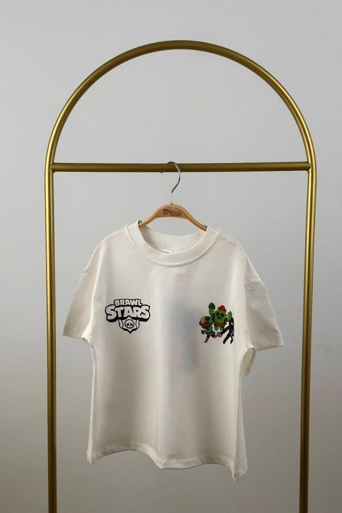 Brawl Stars Figür Detaylı T-Shirt