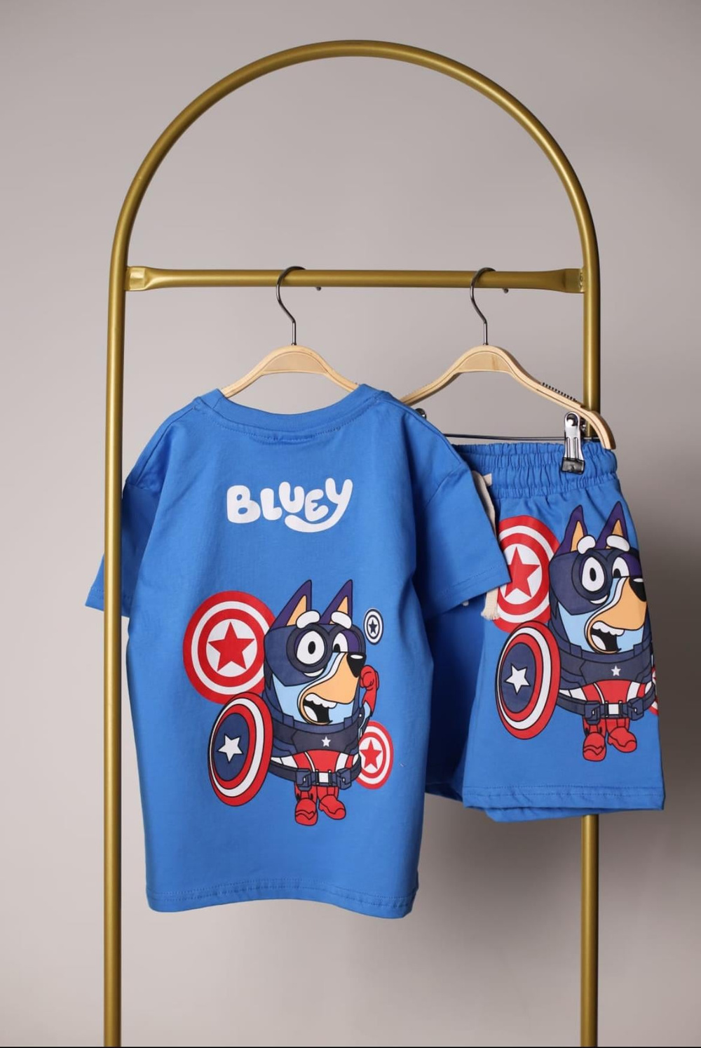 Captain Bluey Şortlu Takım