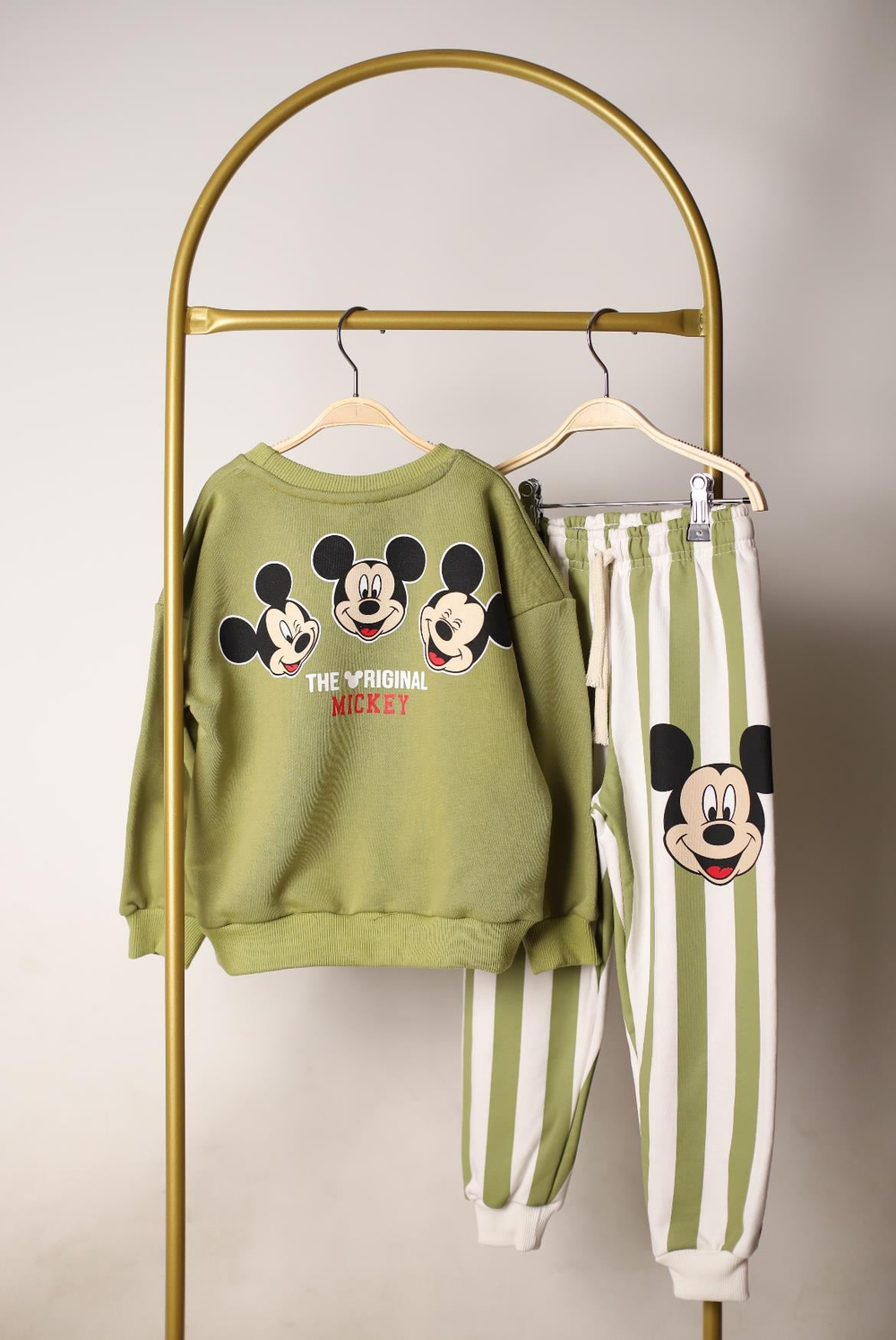 Çizgili Mickey Eşofman Takımı