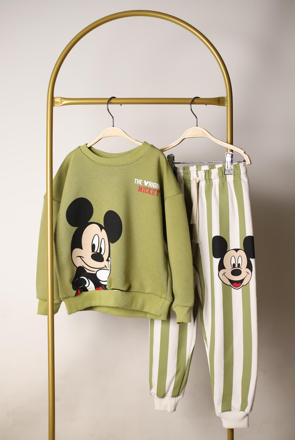 Çizgili Mickey Eşofman Takımı