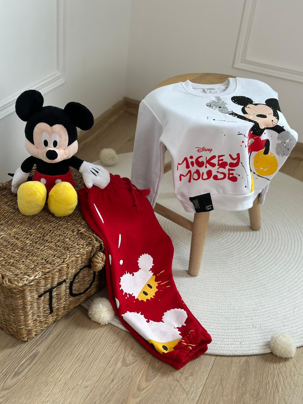 Disney Mickey Mouse Baskılı Eşofman Takımı