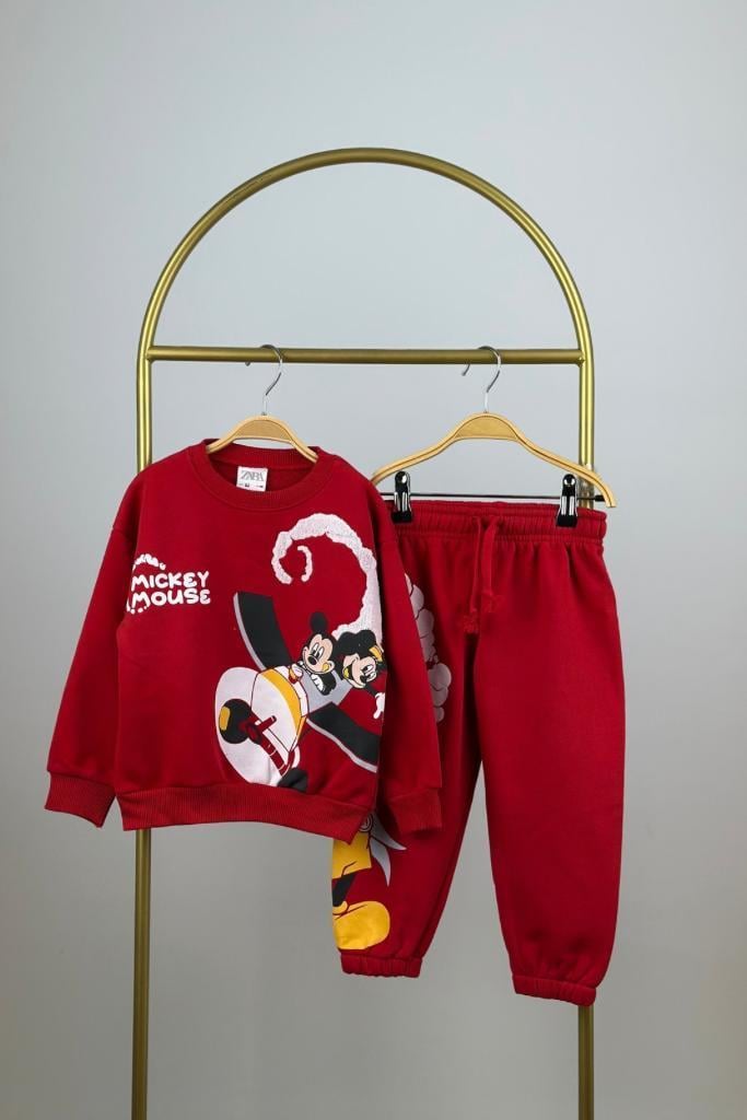 Fly Mickey Baskılı Eşofman Takmı
