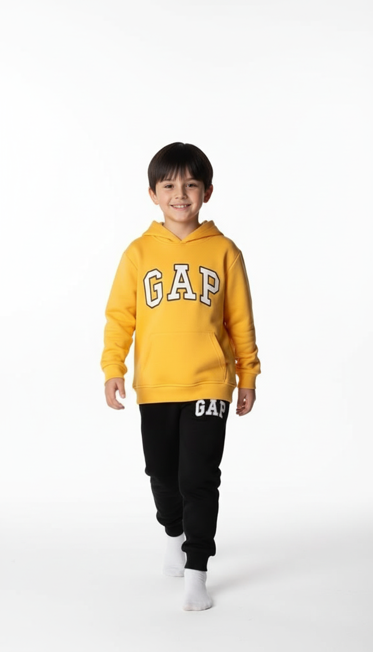 Gap Baskılı Kapüşonlu Eşofman Takımı
