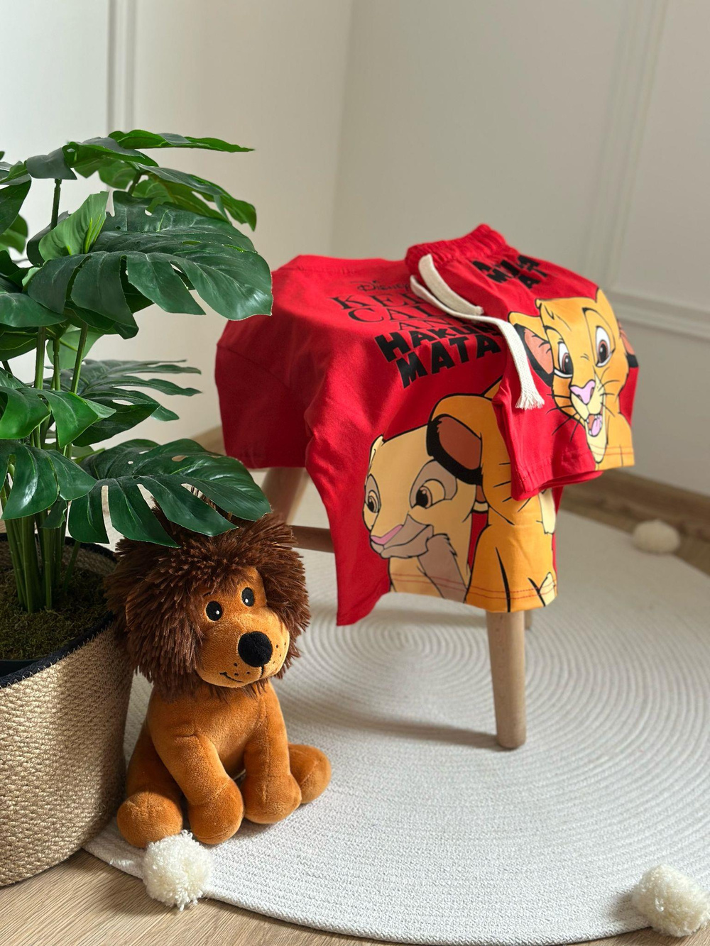 Keep Calm Lion King Şortlu Takım