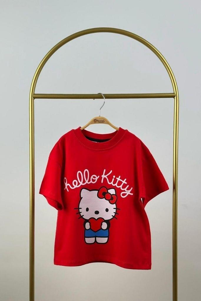 Kırmızı Hello Kitty T-Shirt