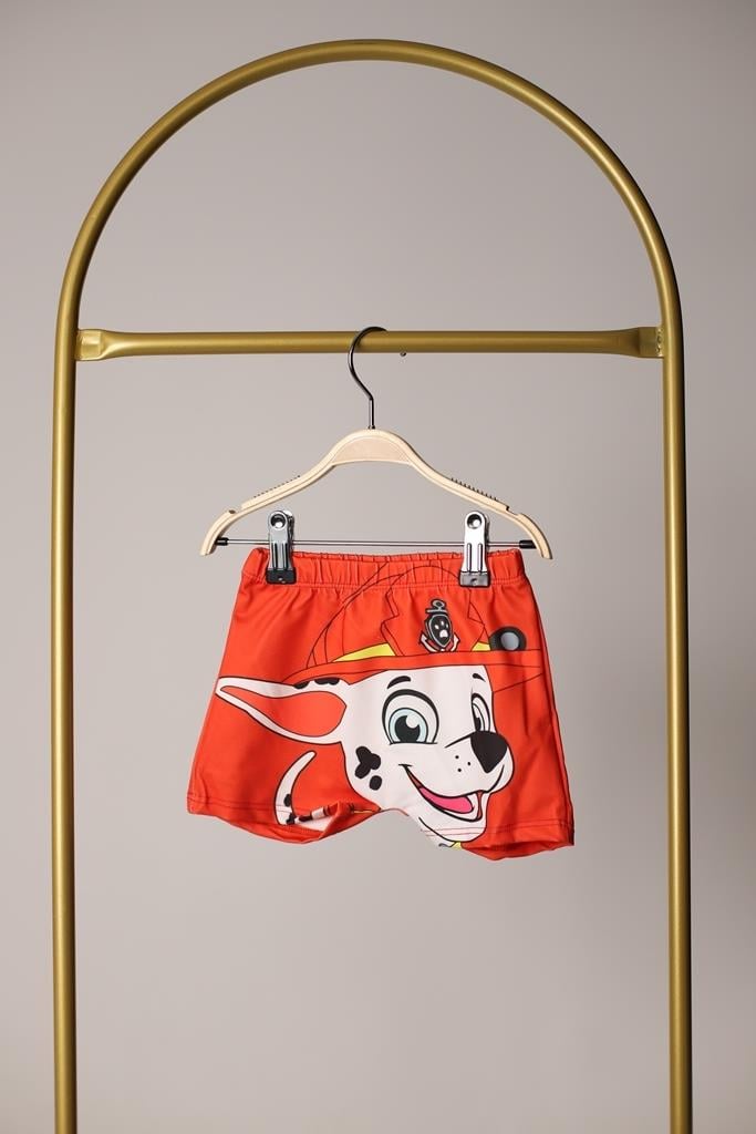 Kırmızı Paw Patrol Deniz Şortu