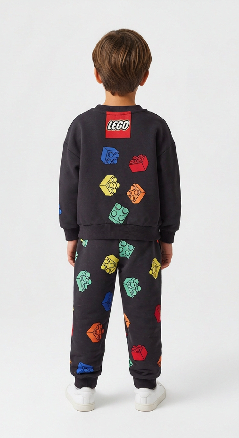 Lego Araba Baskılı Eşofman Takımı
