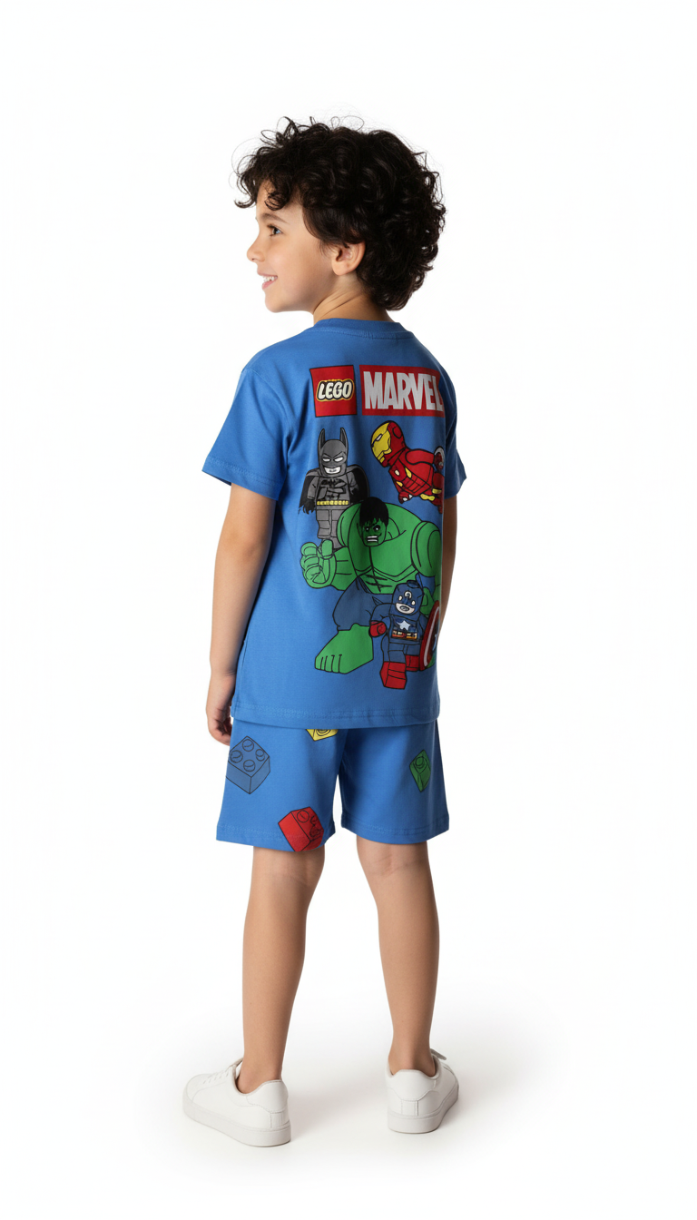 Lego Marvel Şortlu Takım