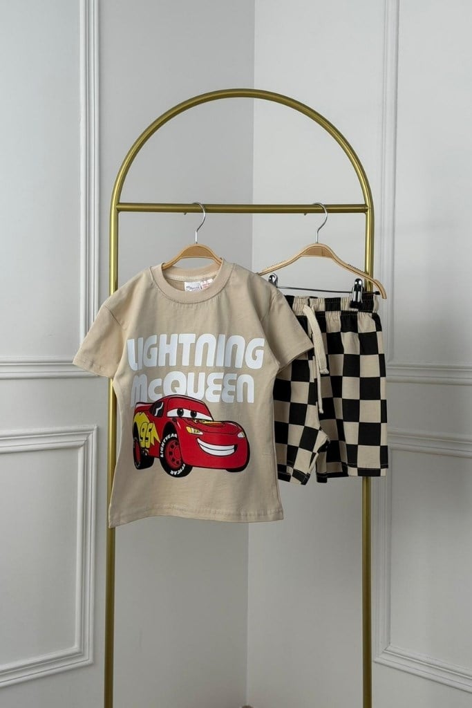 Lightning McQueen Şortlu Takım