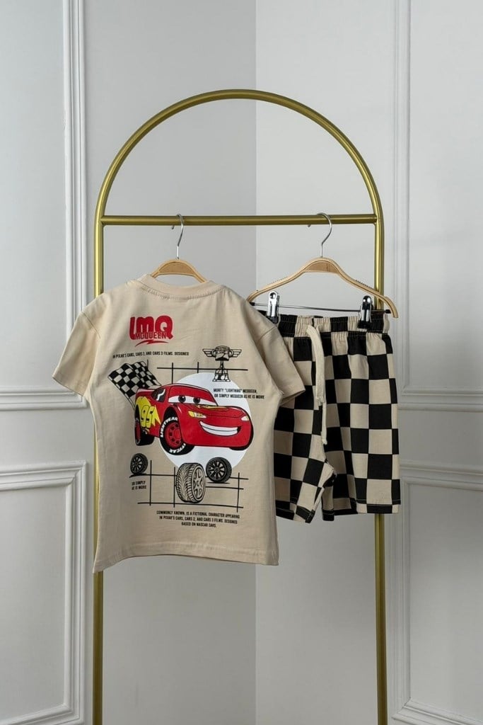 Lightning McQueen Şortlu Takım